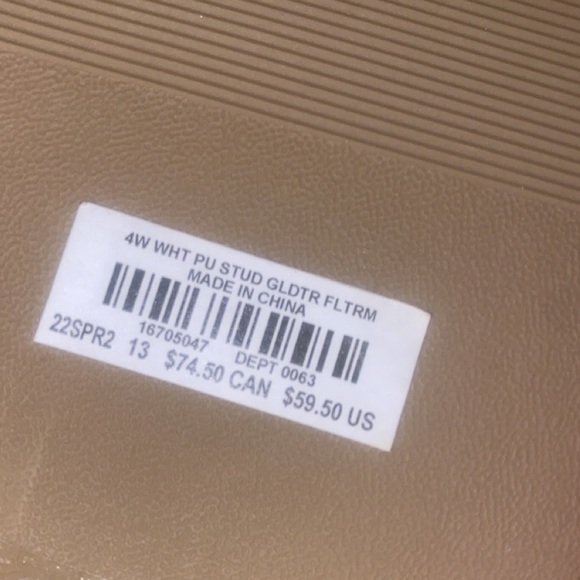 Torrid NBW white gladiator platform sandals - Picture 2 of 5